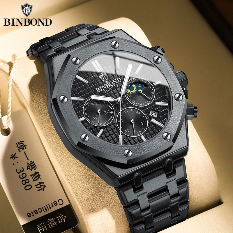 BINBOND jakości męski zegarek  – Rolex Watch Daytona recenzja i cena