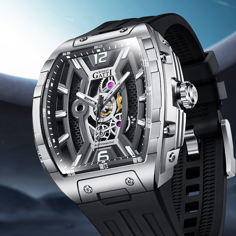 Zegarek męski BONEST GATTI Ger – Rubber Strap Diver recenzja i cena