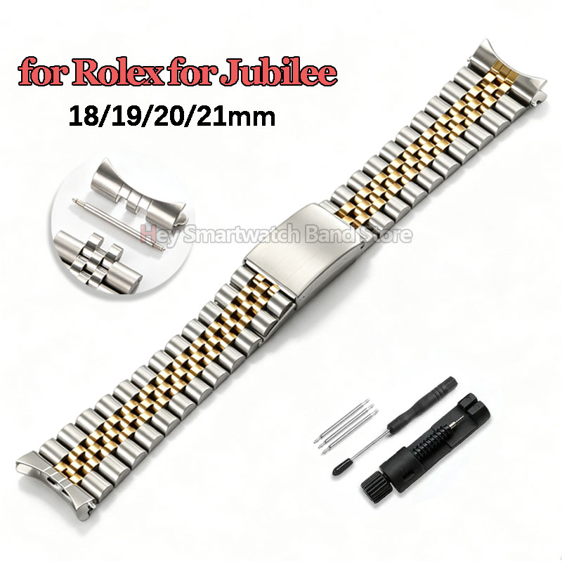 Zakrzywiony pasek do zegarka R – Rolex Watch Datejust recenzja i cena